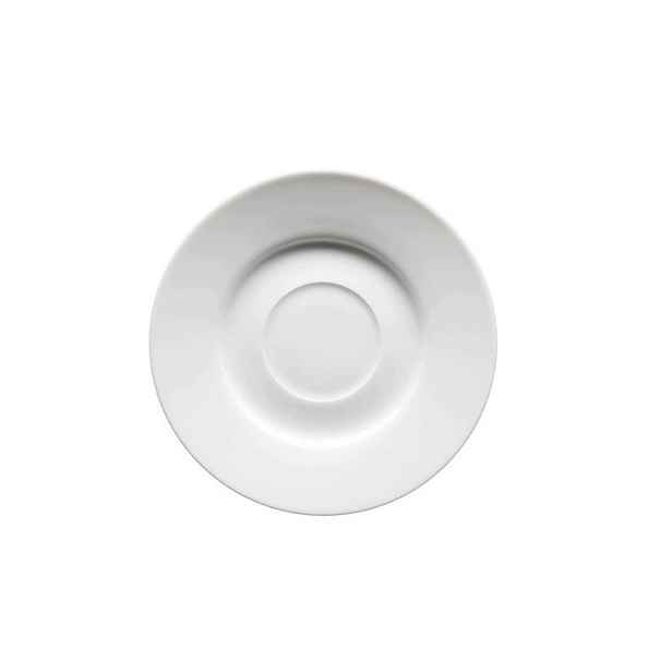 Mäser 547-011 Modesta Podšálek na kávu Ø 15,5 cm Bílý porcelán (6 kusů