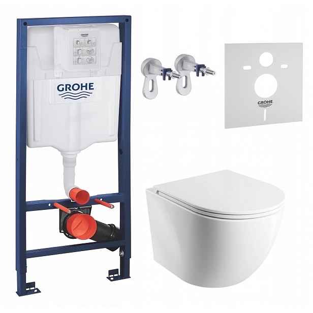 Podomítkový Set Wc Stelaz Wc Mísa Rim Silent Omnires