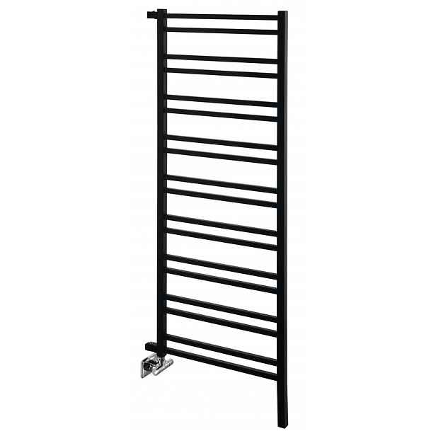 Sapho Metro Space - Topné těleso 55x143 cm, 525 W, matná černá IR438B