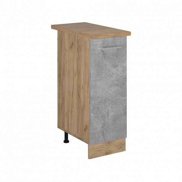 Vicco LÉKÁRNIČKOVÁ SKŘÍŇKA R-Line Beton 30 cm , PD Dub
