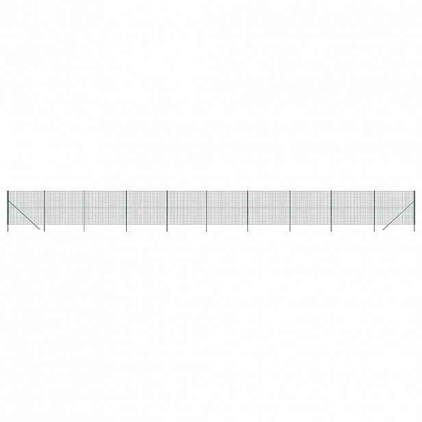 vidaXL Drátěné pletivo zelené 2,2 x 25 m pozinkovaná ocel