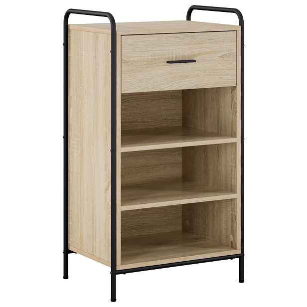 vidaXL Skříň na obuv 51 x 36,5 x 93 cm Kompozitní dřevo Dub sonoma