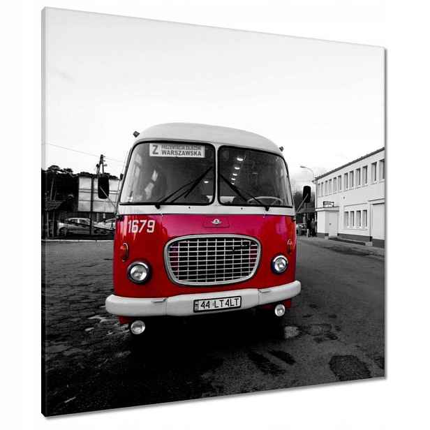 Obrazy 80x80 Červený Jelcz Okurka