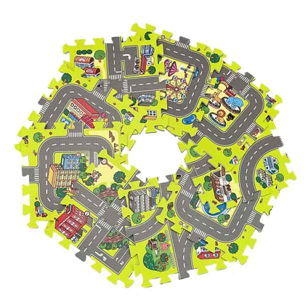 PROHOME - Koberec puzzle pěna EVA 30x30cm 9ks