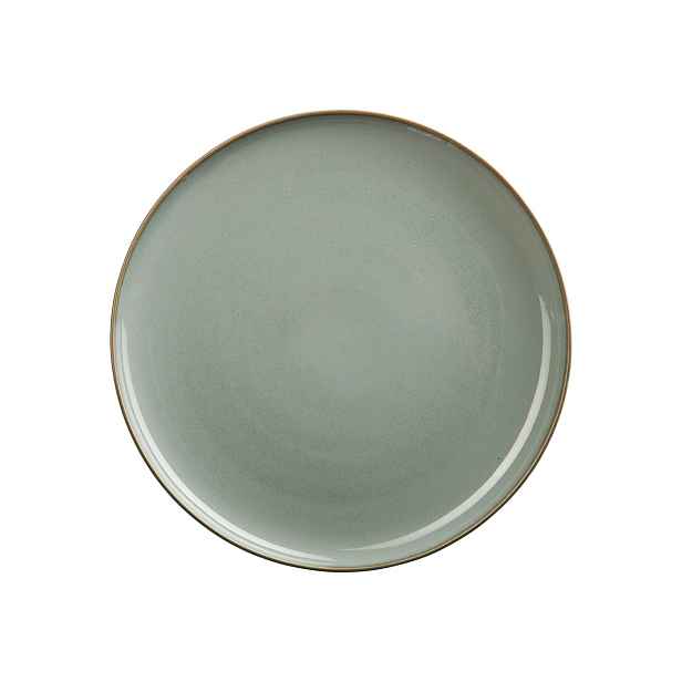 Kameninový mělký talíř průměr 26,5 cm SAISONS EUCALYPTUS ASA Selection - modrozelený