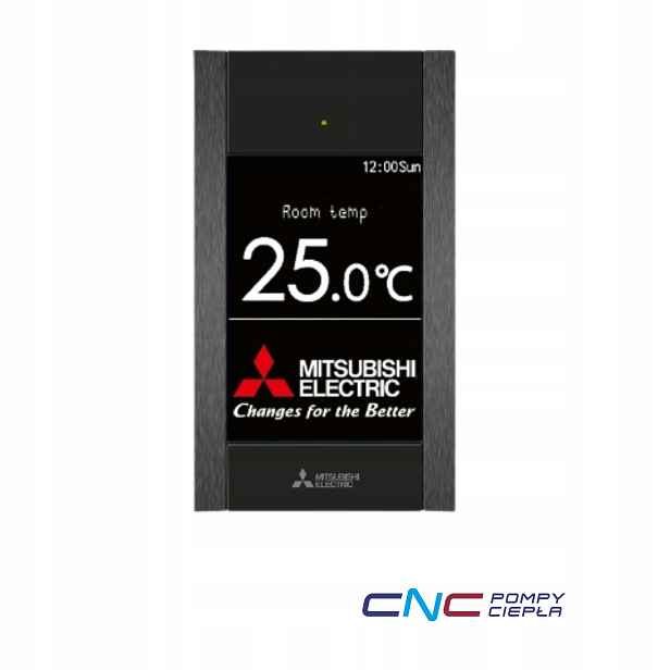 Mitsubishi Electric PAR-CT01MAA-PB Dotykový kabelový ovladač Černý