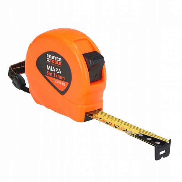 Faster Tools Svinovací metr 5 m x 19 mm, 10 ks