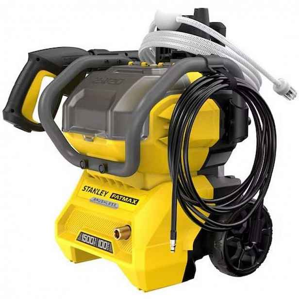 Stanley - 18V AKU vysokotlaká myčka 100 bar, bez baterie a nabíječky SFMCPW1500B-XJ