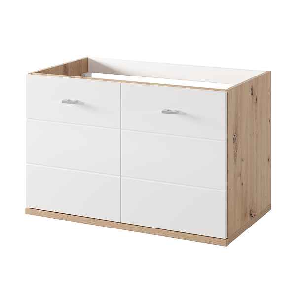 Szynaka Závěsná skříňka pod umyvadlo Sting 38 80 cm dub Artisan/bílá