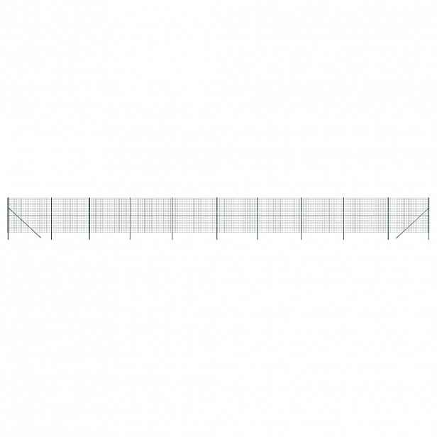 vidaXL Drátěné pletivo zelené 1,8 x 25 m pozinkovaná ocel