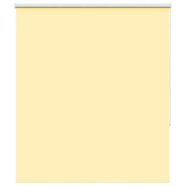 vidaXL Roleta zatemňovací žlutá šířka látky 136,6 cm polyester