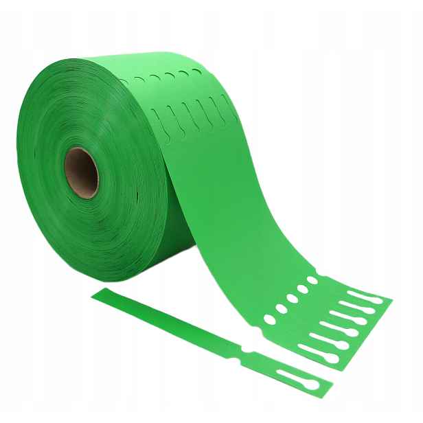 Smyčkové zahradnické/sadové etikety Zelené 200x17mm (17x200) 5000 ks