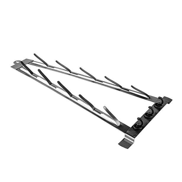 ALTOM Organizér na pokličky, 5 pokliček s háčky, černý XXL - 57x31cm
