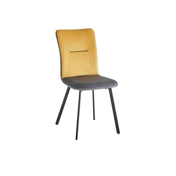 Casarredo Čalouněná židle VLADO žlutá/šedá