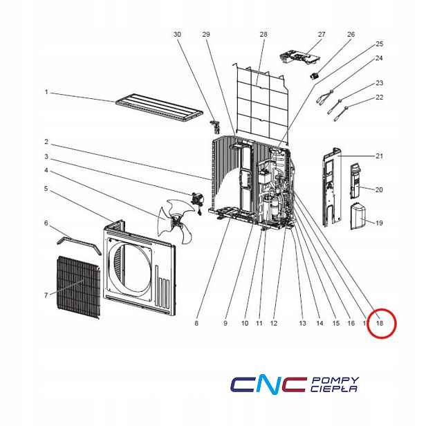 Čtyřcestný ventil Mitsubishi 412356 E22J44961 4-way valve klimatizace