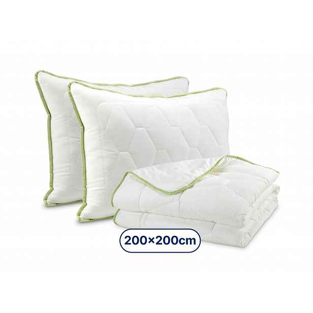 Dormeo Aloe Vera klasický polštář (2x 50x70 cm) + Dormeo Aloe Vera přikrývka (200x200 cm)