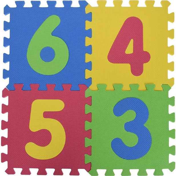 PROHOME - Puzzle pěnové čísla 9ks