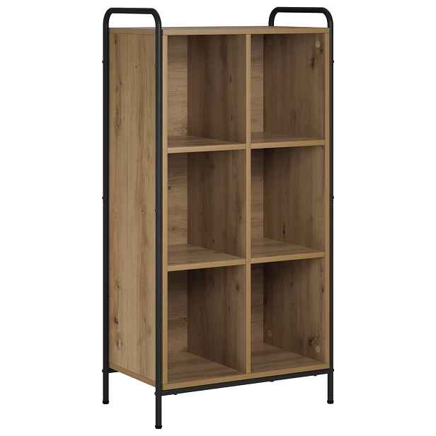 vidaXL Knihovna 57 x 33 x 111 cm Kompozitní dřevo Dub artisan