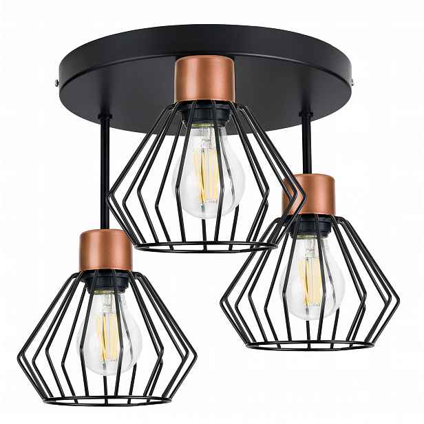 Lampa stropní svítidlo Stropní Lustr loft Brylant Drát
