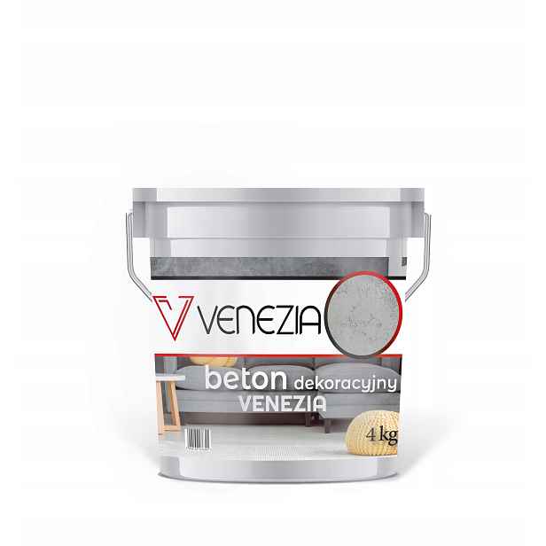 Architektonický Beton Italská Dekorativní Omítka 4 kg Vvenezia