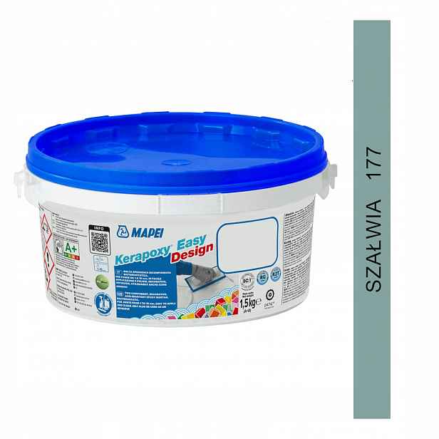 Epoxidová spárovací hmota Mapei Kerapoxy Easy Design 1,5kg barva 177 šalvěj