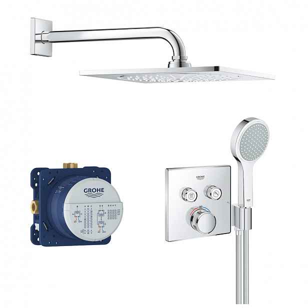 Sprchový systém Grohe Grohtherm SmartControl pod omítku včetně podomítkového tělesa chrom 34742000