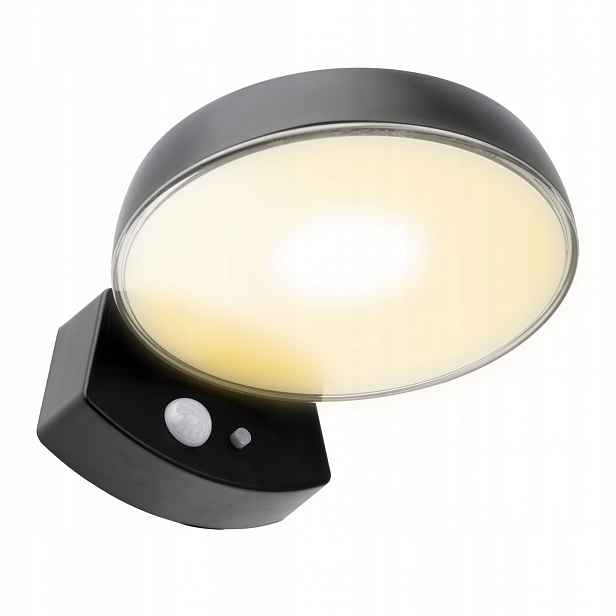 Solární Lampa Led Zahradní nástěnné svítidlo Fasádní venkovní 4000K IP65 Senzor