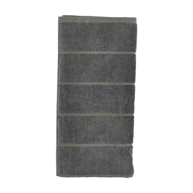 Tmavě zelený froté bavlněný ručník 50x100 cm Sauna – Zone