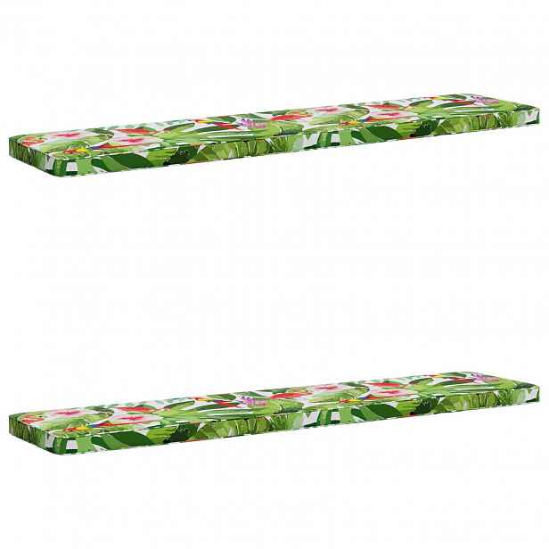 vidaXL Sady polštářů na lavici (2 kusy) VUGHT 2 ks 100% polyester