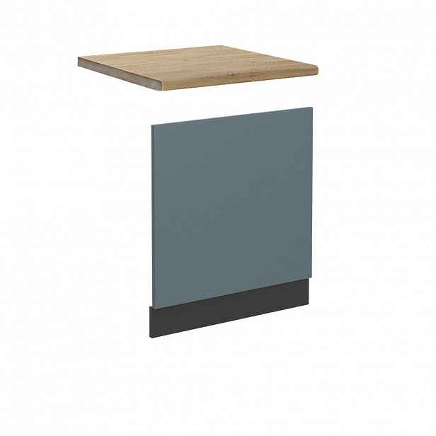 Vicco PŘEDNÍ PANEL R-Line Modrošedá 60 cm , PD Dub