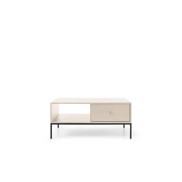 Piaski Konferenční stolek Mono II 104 cm béžový/černý