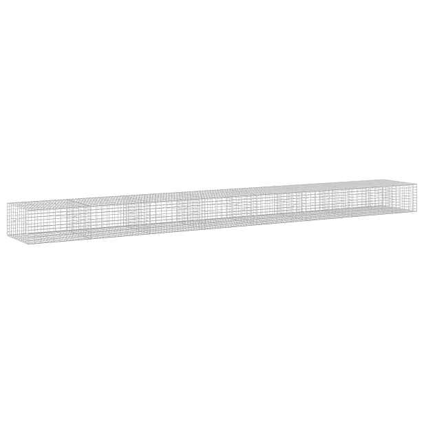 vidaXL Gabion s drátem 3,5 mm a síťkou 5x10 cm 750x100x50 cm