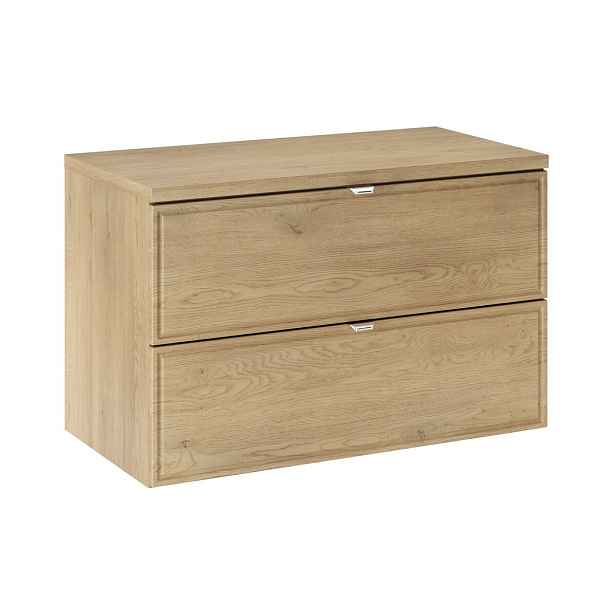Comad Závěsná skříňka pod umyvadlo Terra s deskou 80 cm dub cremona