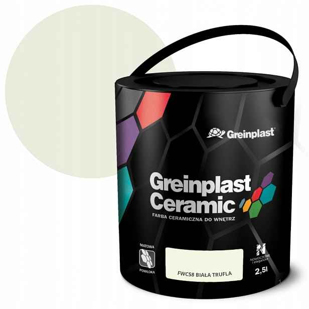 Greinplast Skvrnitá Barva 2,5 L, Bílý Lanýž