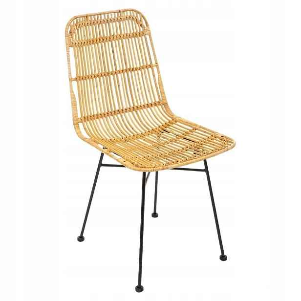 Ratanové křeslo do obývacího pokoje boho