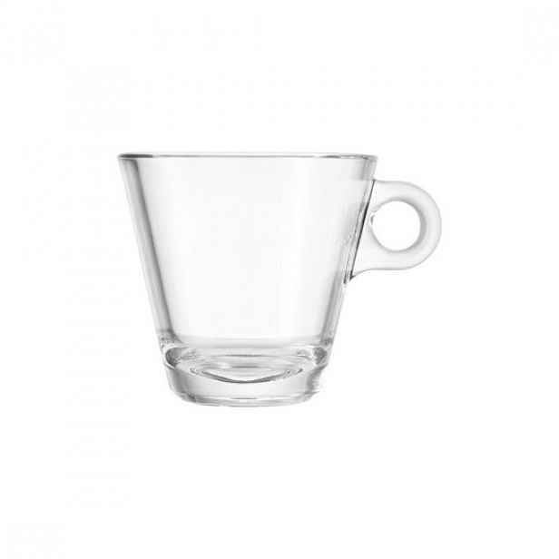 Šálek na cappuccino, 280 ml, sklo, "Conic" - Borgonovo
