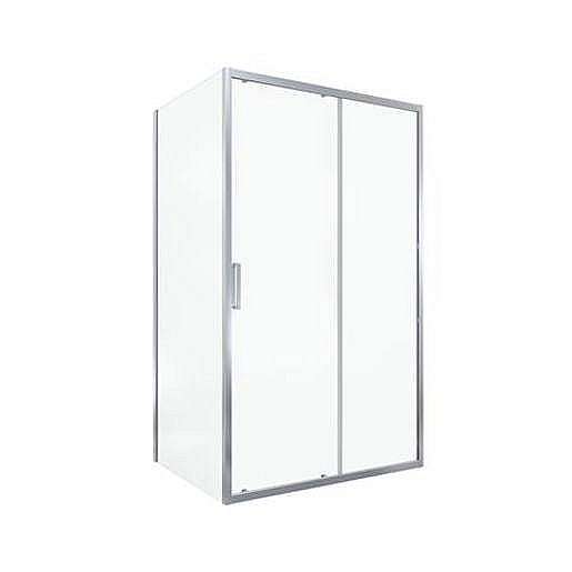 Sprchové dveře obdélník 120x195 cm Siko TEX chrom lesklý SIKOTEXD120STENA90