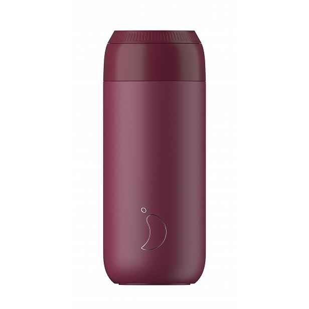 Termohrnek Chilly's Bottles - vínová 500ml, edice Series 2