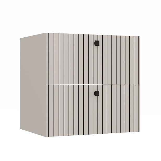 TP Living Závěsná skříňka pod umyvadlo Tigo 2S 60 cm kašmír