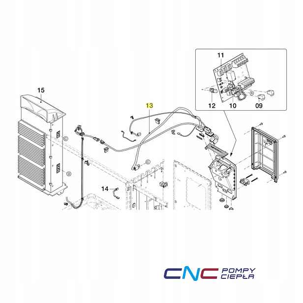 Vaillant 8000046873 Vysokonapěťový kabelový svazek Vaillant
