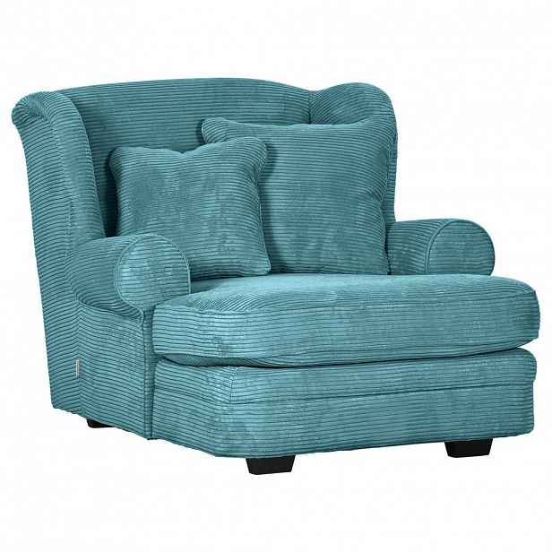 Ambia Home XXL KŘESLO, textil, petrolej