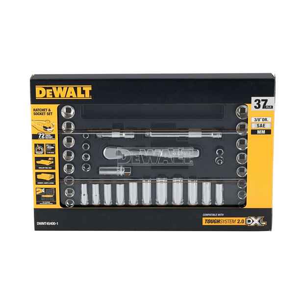 DeWALT - 37dílná sada nástrčných klíčů DWMT45400-1