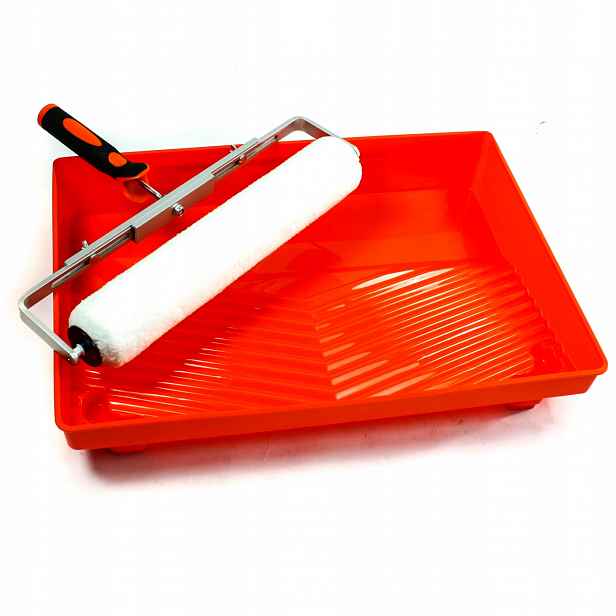 Malířský Váleček 40 cm 18 mm Kuweta Držák Sada Pro Malování Stěn Stropů