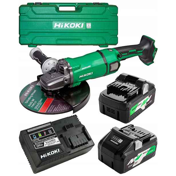 Úhlová bruska 36V 230mm 2x8Ah Hikoki G3623DA