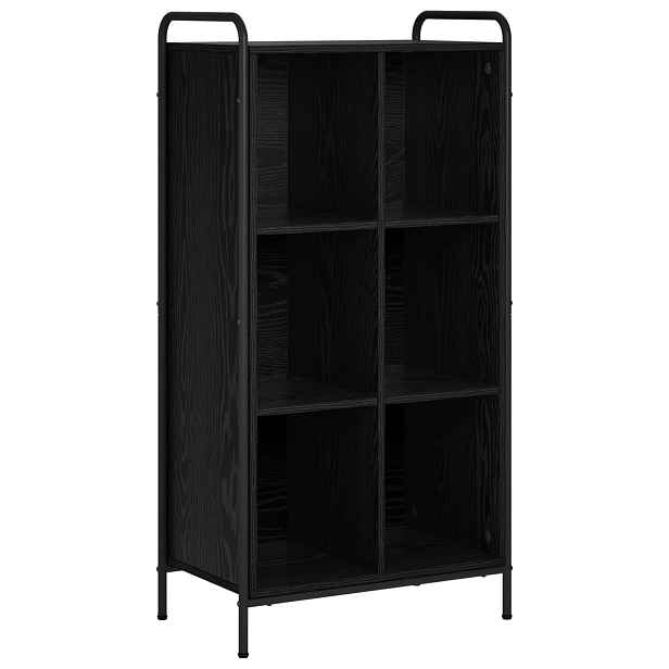 vidaXL Knihovna 57 x 33 x 111 cm Kompozitní dřevo Černý dub