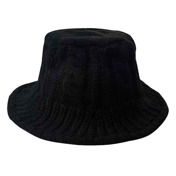Černý pletený zimní klobouk Clayre & Eef