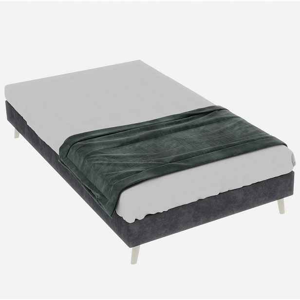 Redom POSTEL 140/200 cm s moderním minimalistickým designem a stabilní konstrukcí, Šedá