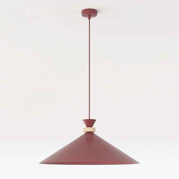 Závěsná lampa Olivo 1-bodová GX53 vínová 10W Led