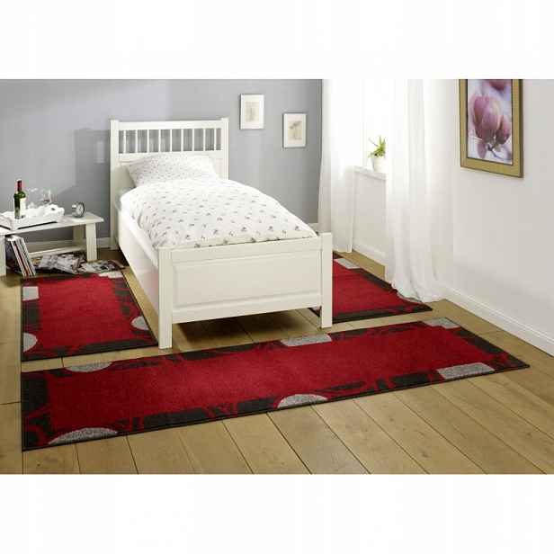 Sada koberců s měkkým vlasem do ložnice, obývacího pokoje 70x240 cm a 2x 70x140 cm