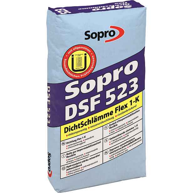 Hmota hydroizolační Sopro DSF 523 20 kg